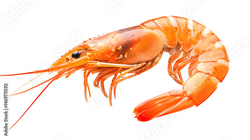 Wallpaper Mural Fresh Live Shrimp Isolated on Transparent Background for Aquatic Food Market Torontodigital.ca