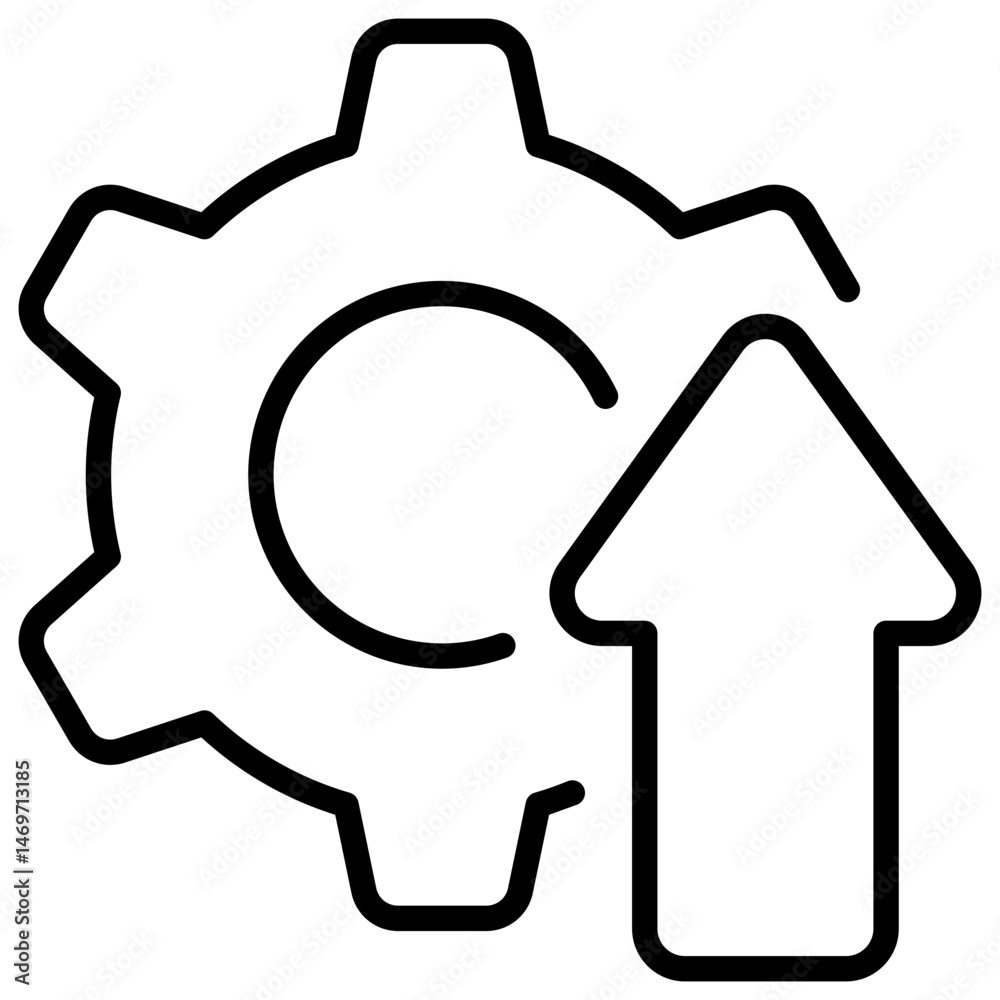 Development Outline Icon Development Outline Icon