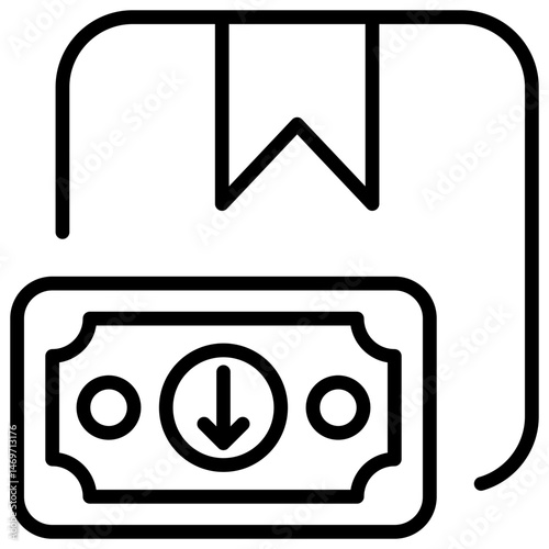 Deflation Outline Icon