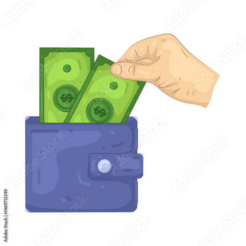 Illustration of Payment wallet