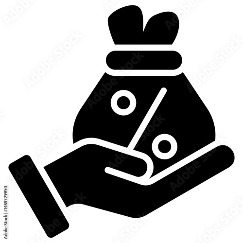 Subsidy Glyph Icon