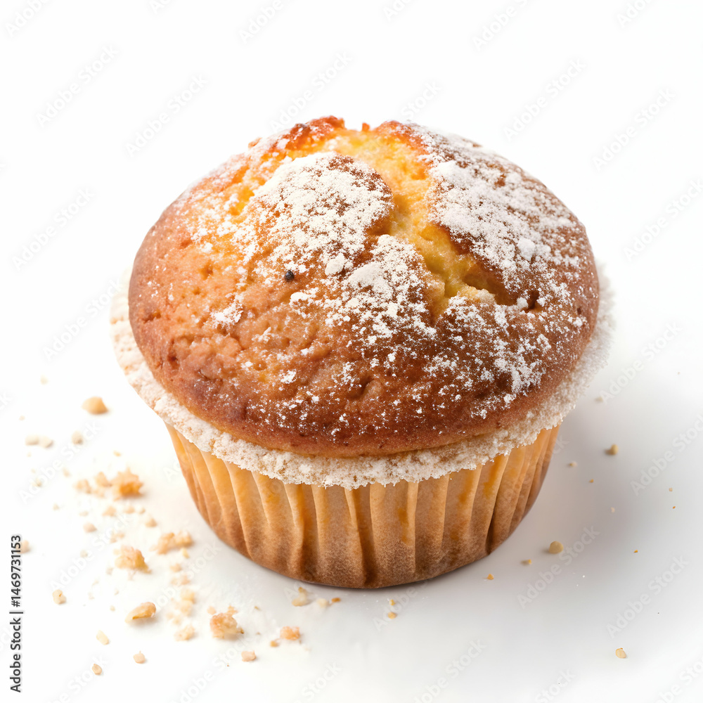 Delicious Powdered Sugar Muffin: Bakery Treat Recipe Delicious Powdered Sugar Muffin: Bakery Treat Recipe