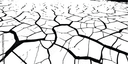 Grey plaster facade house wall with dark cracks.
White black grey concrete wall, floor with cracks, texture background, cracked paint