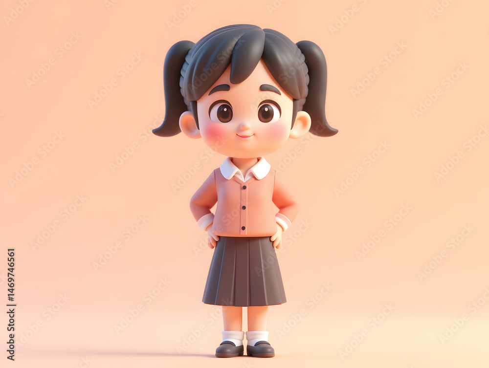 Cartoon white collar worker 3D rendering, labor day professional character concept illustration Cartoon white collar worker 3D rendering, labor day professional character concept illustration