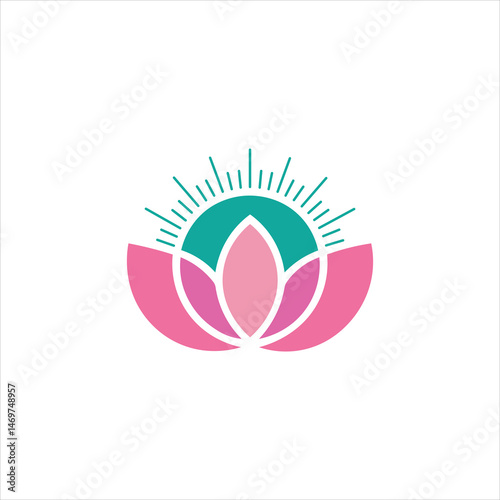 Flower Logo Template Vector Icon Beautiful Logo Style Vector .