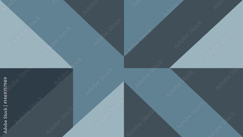 Obraz premium Abstract Geometric Background – Modern Minimal Design with Colorful Shapes