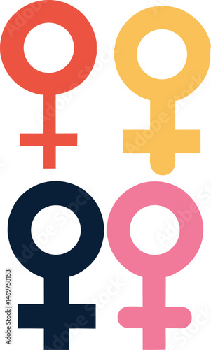 Male and female symbols are icons representing gender, often depicted as a couple in love or with arrows, available as 3D illustrations and vector designs
