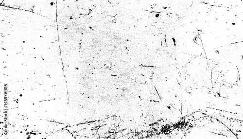 Abstract Black Ink Splatter Texture Canvas Grunge Background