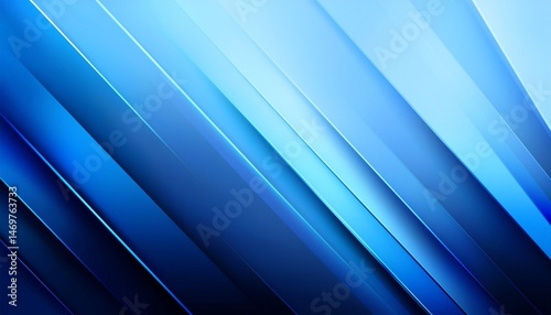 Abstract Blue Diagonal Stripes Background Design Texture Gradient