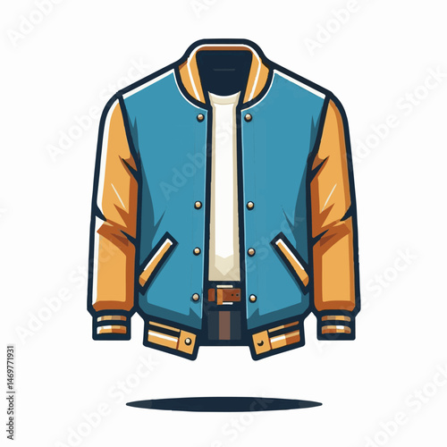 fashion, casual, garment, jacket, apparel, clothing, clothes, isolated, design, textile, wear, front, sportswear, template, outerwear, illustration, winter, mockup, coat, blank, warm, collar, zipper, 