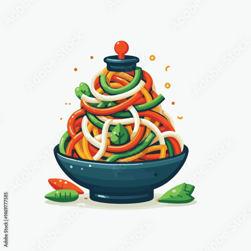 food, asian, cuisine, japchae, meal, korean, healthy, gourmet, sesame oil, traditional, beef, carrot, asia, noodle, korean food, onion, plate, sesame, spinach, vegetable, background, korean culture, j