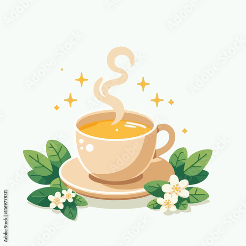 aroma, jasmine, green, background, herbal, tea, flower, plant, drink, natural, healthy, cup, organic, white, fresh, beverage, floral, blossom, bloom, nature, blooming, hot, spring, petal, breakfast, c