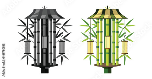 Bamboo Grove Lamps – Handcrafted Eco-Friendly Bamboo Lighting for Natural Home Ambience, bamboo lamps, bamboo table lamp, eco friendly lamps, bamboo pendant lights, sustainable lighting. 