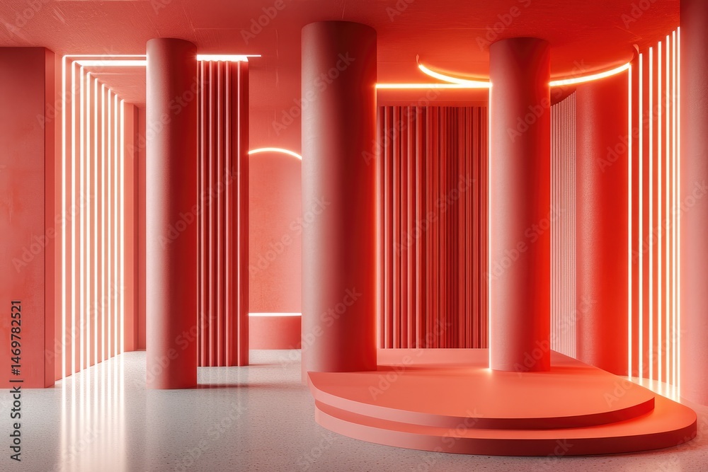Fototapeta premium Coral Interior Design