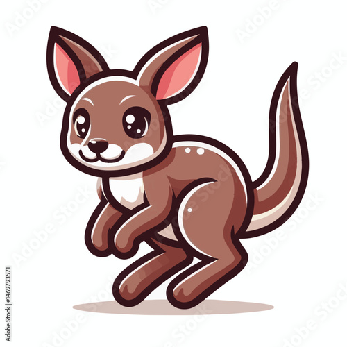 kangaroo, australia, animal, australian, nature, mammal, wildlife, marsupial, cute, wild, illustration, vector, baby, pouch, isolated, brown, graphic, fauna, wallaby, zoo, joey, aussie, cartoon, white