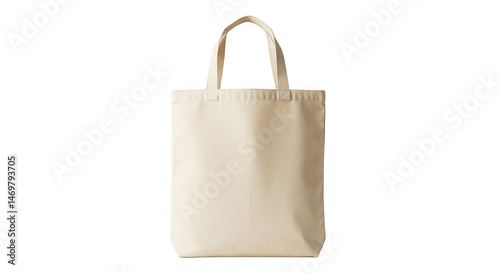 Isolated tote bag with colorful chaotic border