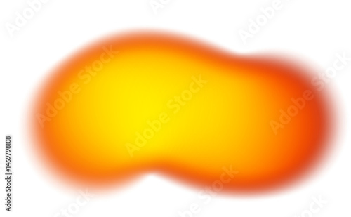 vibrant color gradients shape cutout on transparent background, abstract glowing multicolored blurred gradients shape, color spots cutout on transparent background