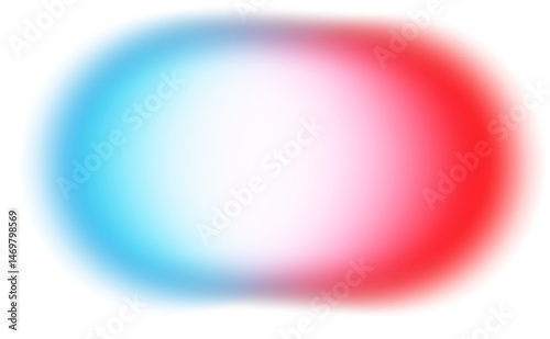 Obraz na płótnie vibrant color gradients shape cutout on transparent background, abstract glowing multicolored blurred gradients shape, color spots cutout on transparent background w salonie