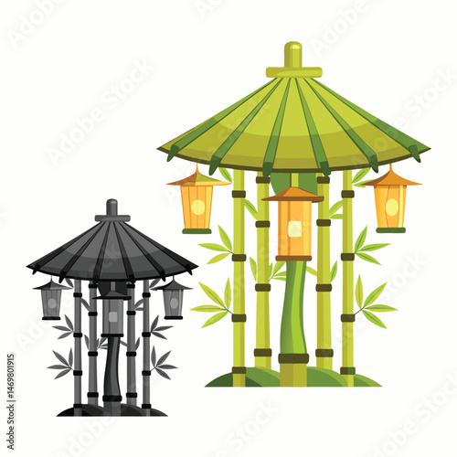Bamboo Grove Lamps – Handcrafted Eco-Friendly Bamboo Lighting for Natural Home Ambience, bamboo lamps, bamboo table lamp, eco friendly lamps, bamboo pendant lights, sustainable lighting. 