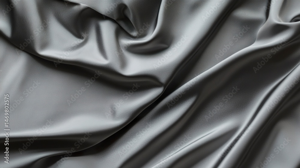 Obraz premium Elegant gray texture illuminated by soft window light, showcasing dynamic yet subtle shadows. Clean, modern aesthetic, ideal for product photography. 