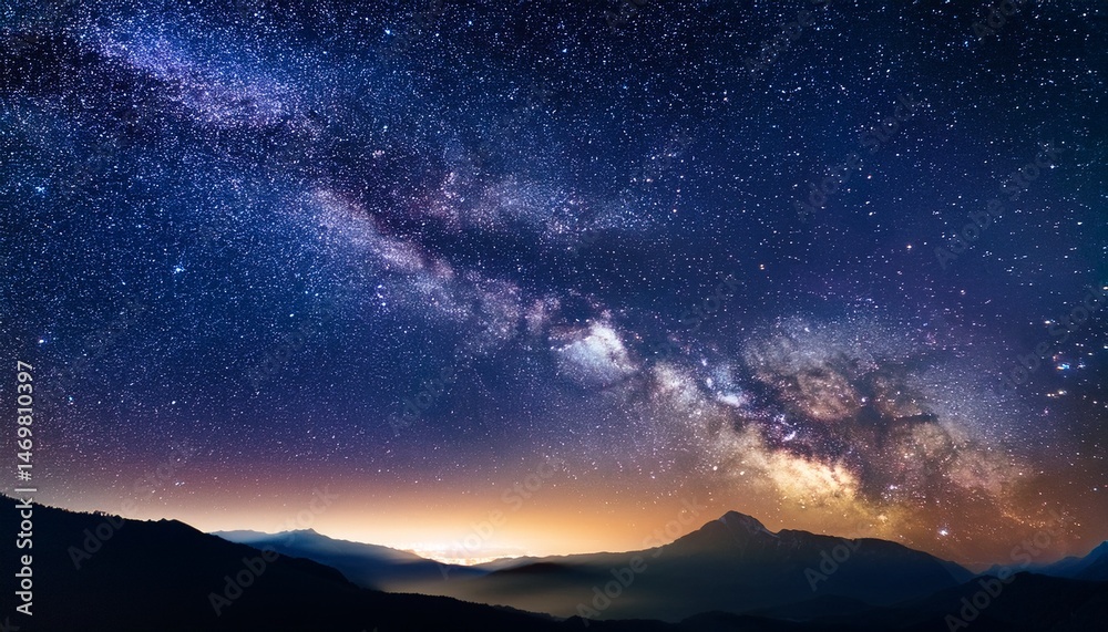 Fototapeta premium starry night sky deep outer space