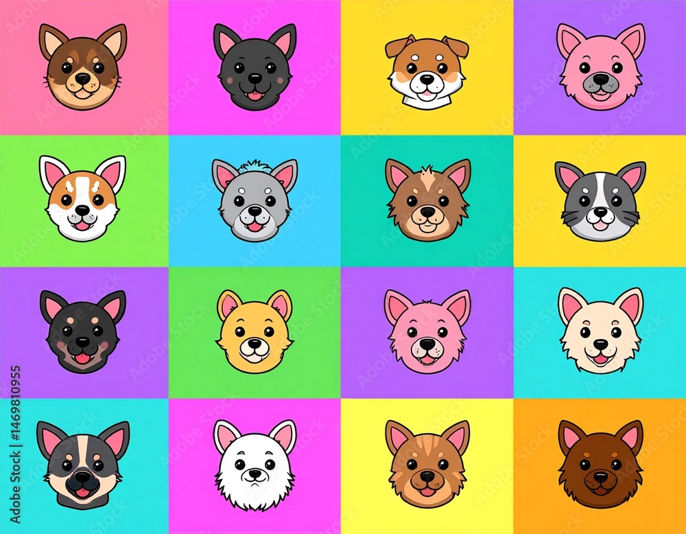 Obraz premium 動物 アイコン