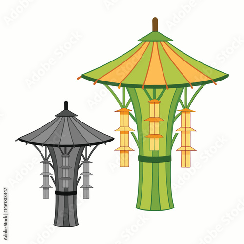 Bamboo Grove Lamps – Handcrafted Eco-Friendly Bamboo Lighting for Natural Home Ambience, bamboo lamps, bamboo table lamp, eco friendly lamps, bamboo pendant lights, sustainable lighting. 