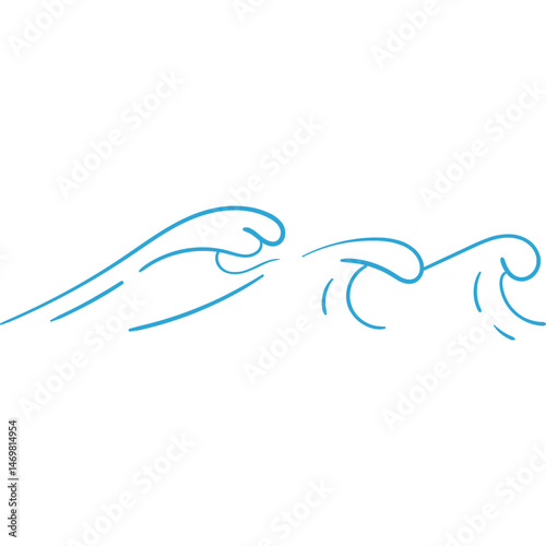 Ocean Wave Line