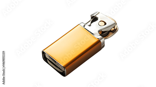 Professional Lighter on Isolated White Background for Product Photography photo