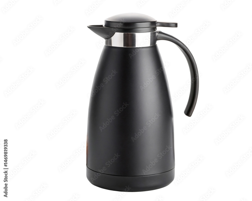 custom made wallpaper toronto digitalBlack Stainless Steel Thermos Jug Isolated on transparent Background

