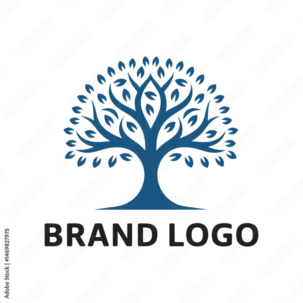 Naklejka premium Tree Logo Design Vector 