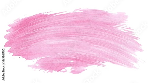 Light pink paint stroke on white background.