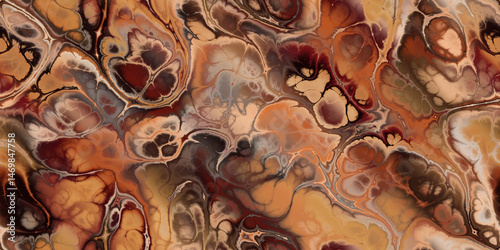 flowing marbled paint effect in varied skin colors, seamless repeat pattern