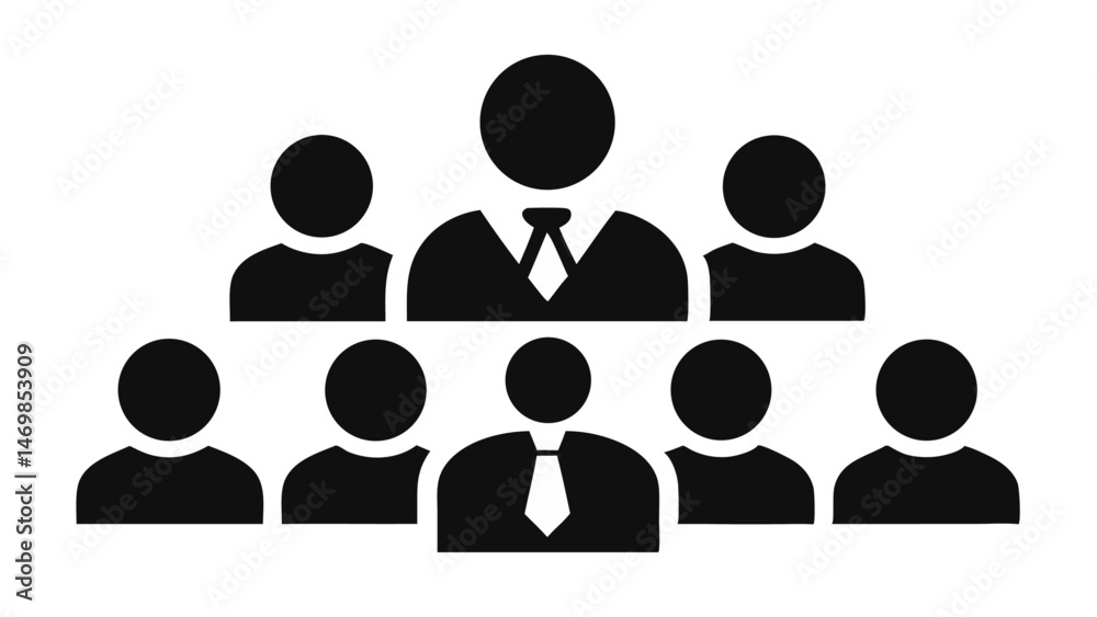 Vector glyph icon collection focused on teamwork and collaboration themes suitable for business presentations HR platforms corporate websites and productivity apps Vector glyph icon collection focused on teamwork and collaboration themes suitable for business presentations HR platforms corporate websites and productivity apps