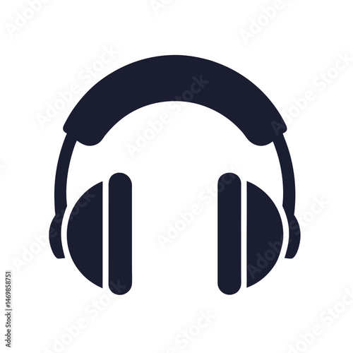 headphones isolated on white background.