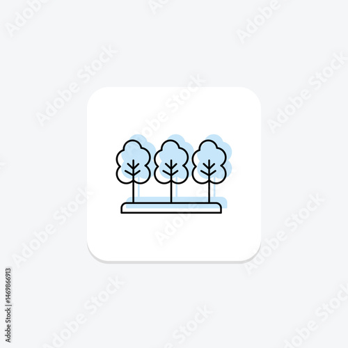 Nature Rows, vector, pixel perfect, illustrator file