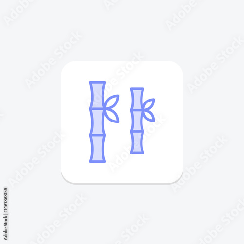 Sugarcane Rows, vector, pixel perfect, illustrator file