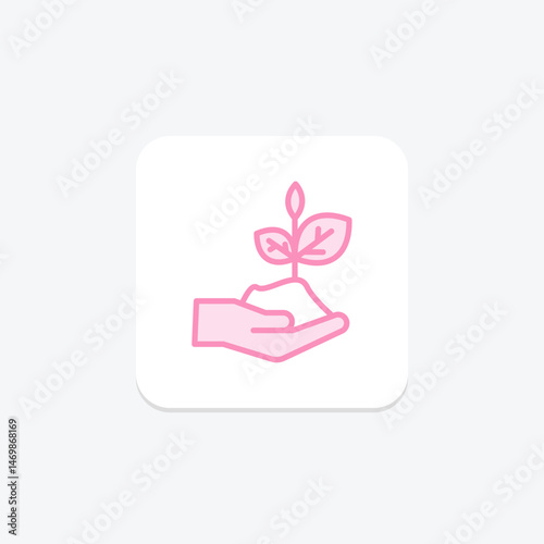 Soil In Hand, vector, pixel perfect, illustrator file