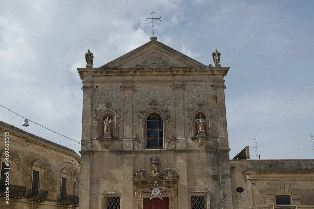 Fototapeta premium Baroque church in Martano, Lecce