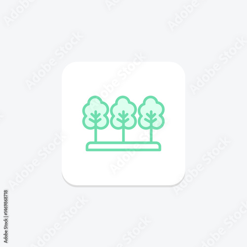 Nature Rows, vector, pixel perfect, illustrator file
