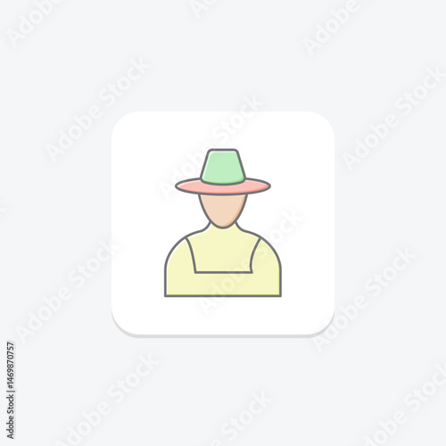 Hay In Sunset, vector, pixel perfect, illustrator file