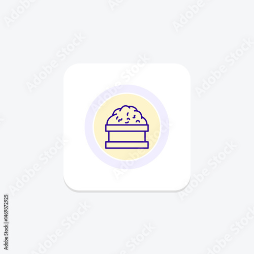 Vermicompost Scene, vector, pixel perfect, illustrator file