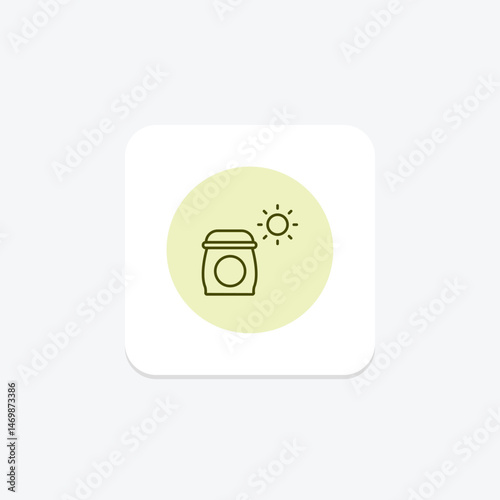 Silage In Sunlight, vector, pixel perfect, illustrator file