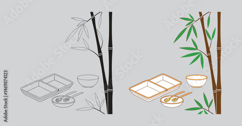 Bamboo Natural Serveware – Eco-Friendly & Stylish Serving Dishes for Sustainable Living, bamboo serveware, bamboo serving set, natural bamboo dishes, eco friendly serveware, bamboo salad bowl. 