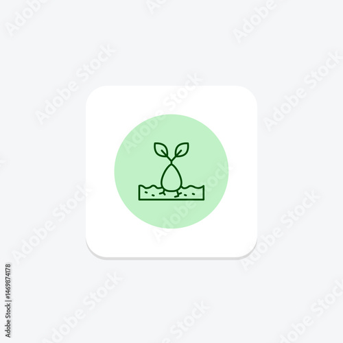 Seed Drop Moment, vector, pixel perfect, illustrator file