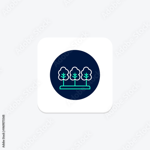 Nature Rows, vector, pixel perfect, illustrator file