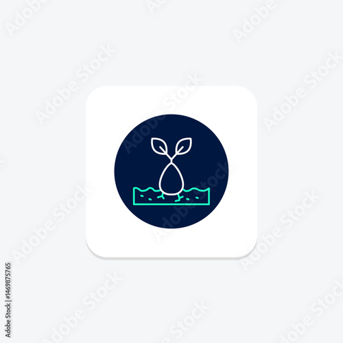 Seed Drop Moment, vector, pixel perfect, illustrator file