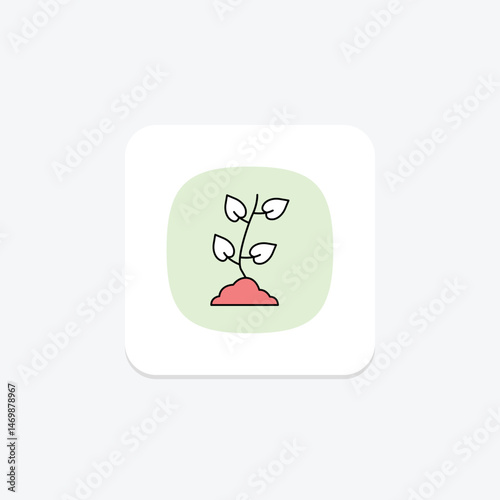 Fresh Saplings, vector, pixel perfect, illustrator file