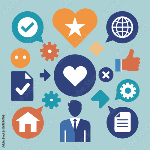 Trust Icon Set Collection for Reliability and Confidence