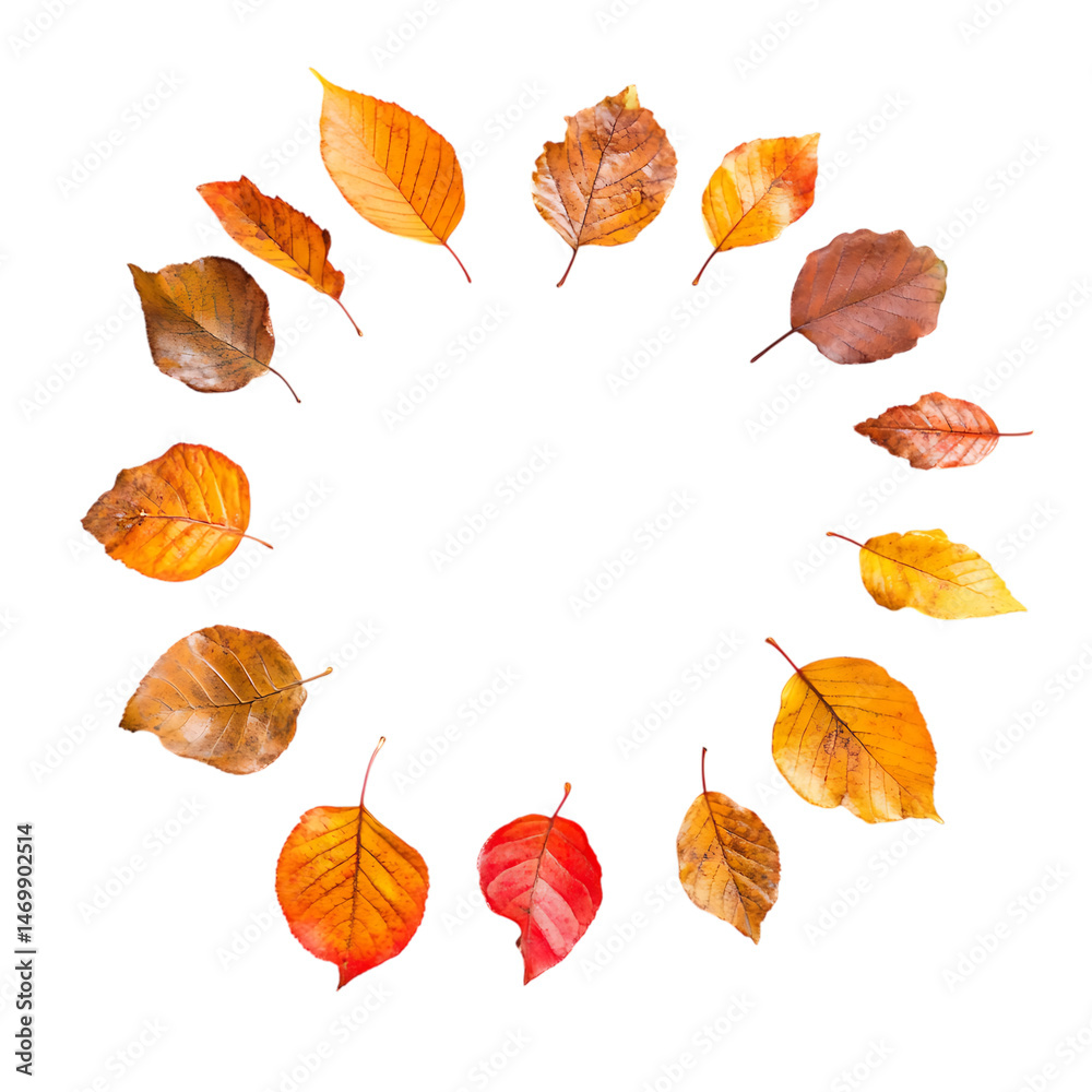 Fototapeta premium Autumn Leaves png